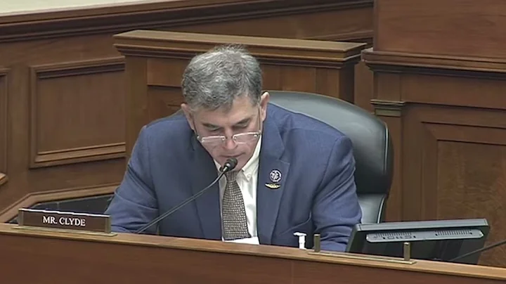 Rep. Clyde - Oversight & Reform Civil Rights and Civil Liberties Subcommittee Hearing - 12/08/21