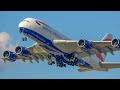 Plane spotting at chicago ohare  27 takeoffs  landings a340 a380 747