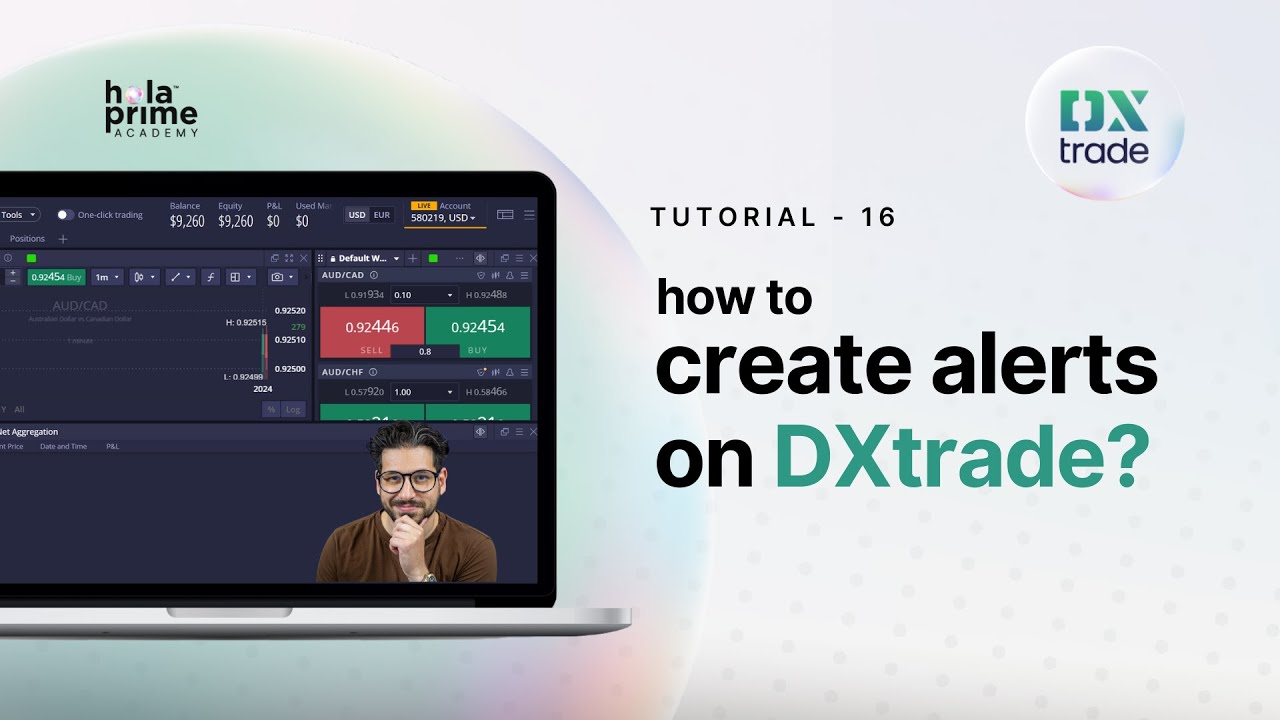 How to Set Price Alerts on DxTrade | Step-by-Step Guide | Hola Prime