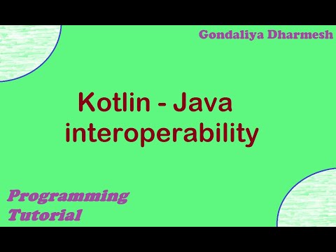Kotlin - Java Interoperability in Hindi. Kotlin Programming Tutorial in Hindi.