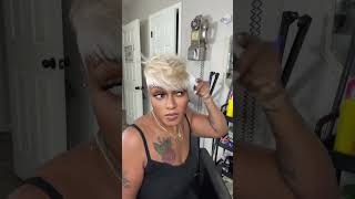 Pixie cut #quickweave #pixiecut