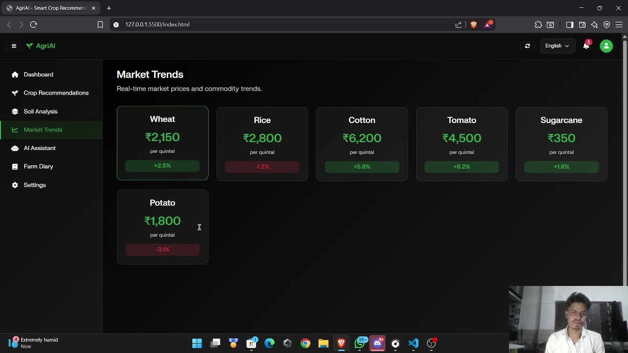 Al-Based Crop Recommendation for Farmers