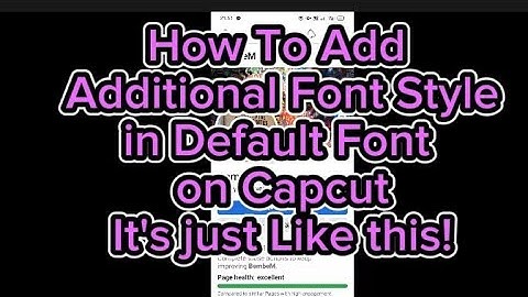 HOW TO ADD FONT STYLE IN DEFAULT FONT ON CAPCUT #videotutorial #turorial #capcut #capcutedit