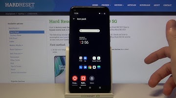 How to Edit Icons Shape in OnePlus Nord N10 5G?