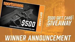 LIVE | $500 Gift Card to Sportsman's Outdoor Superstore - Winner Announcement