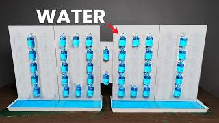 I Built a Digital Clock out of Water
