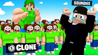 Making a CLONE ARMY in Roblox!