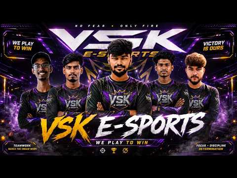 💥 GIVEAWAY MATCH 🫡 VSK TG LIVE 🏆ROOM MATCH🔥 FUN MATCH 👍 #freefire #esports #gamingtamizhan