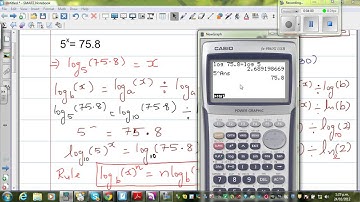 Solving exponential equation using log   Part 2