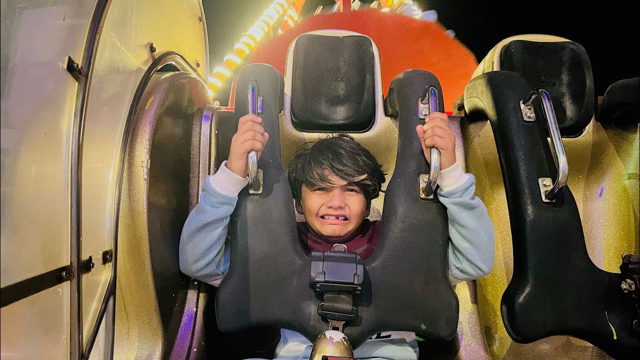 Khtarnak jholy ki ride 😇 || Ali ki chenkhain nikal gai || bht enjoy kya aj