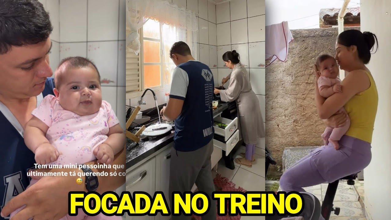 ANA VITÓRIA EXPLICA POR QUE HADASSA NÃO FICA MAIS NO CARRINHO E PREPARA O ALMOÇO COM O MARIDO