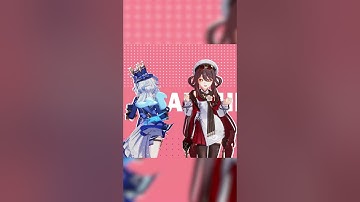 Hu Tao + Furina / A Girl Like Me【Genshin Impact MMD】