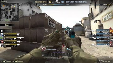 CSGO AWP Ace - 1v5 Clutch on Dust II