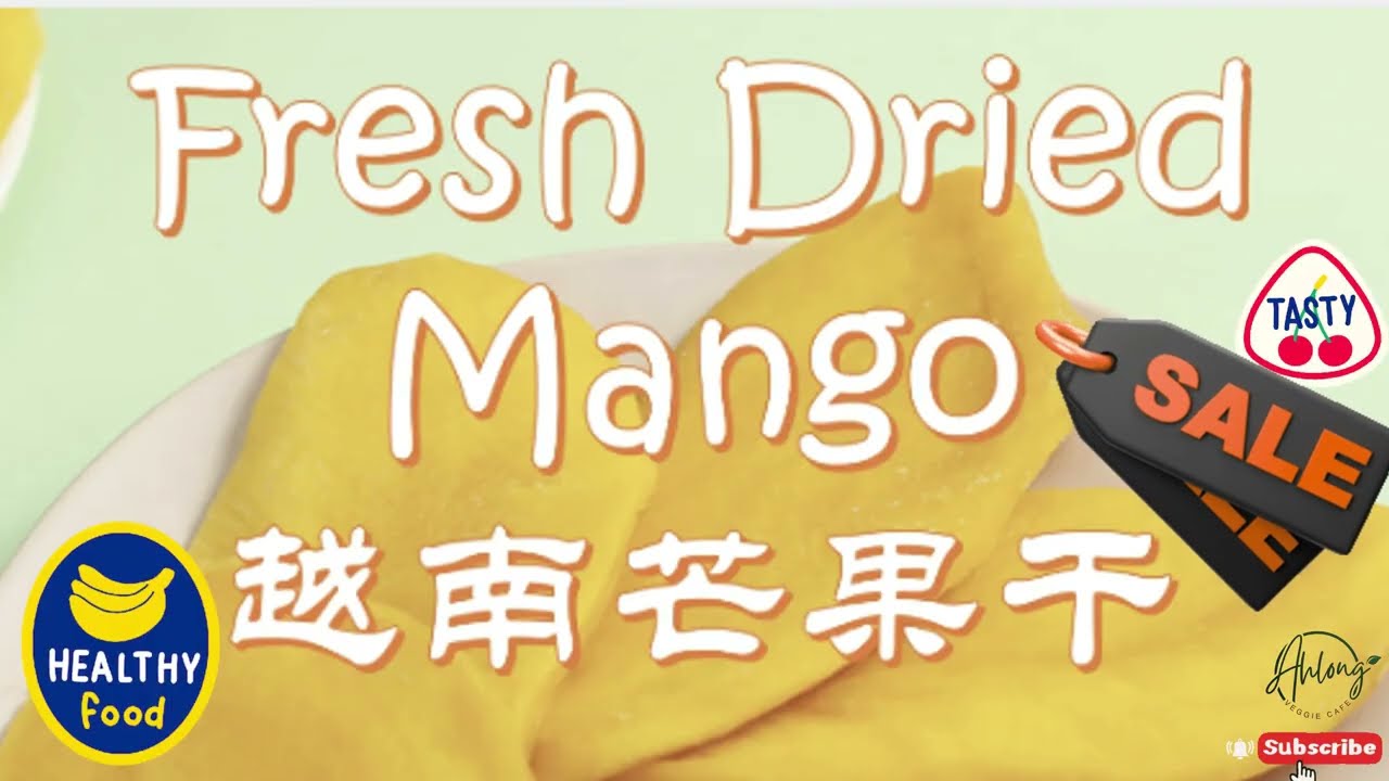 Premium Vietnamese Dried Mango by Ah Long Veggie Cafe