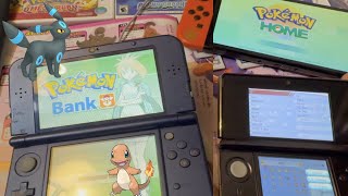 MODDED NINTENDO 3DS TO TRANSFER POKEMON FROM PKSM TO BANK TO POKEMON HOME