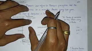 VLSI || Moore's Law || Unit 1: Ch 1