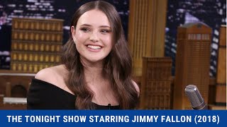Legendado Katherine Langford No The Tonight Show Starring Jimmy Fallon 2018