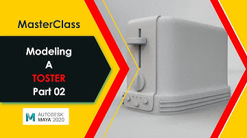 Autodesk Maya | Modeling A Toaster | Part 2 | Final #maya #3danimation #hardsurfacemodeling