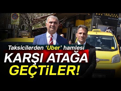 Uber’e Karşı Taksicilerden Yeni Uygulama