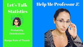 Statistics | Range Rule of Thumb for Probability Distribution