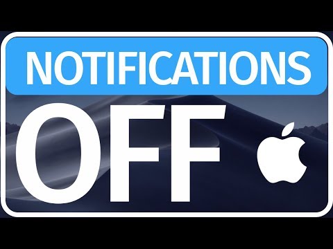 Turn OFF Notifications on Mac | MacBook Pro , iMac , Mac mini, Mac Pro | macOS Mojave