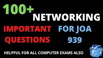 100+ NETWORKING IMPORTANT QUESTIONS fOR ALL COMPUTER EXAMS IN HP | #networking #networking_mcq #joa