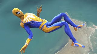 GTA 5 Epic Ragdolls | SpiderMan  Funny Moments ( Euphoria physics/Jumps/Fail )