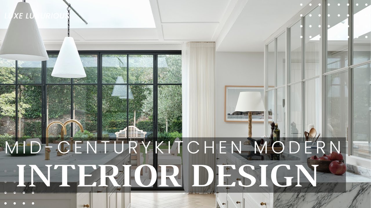 A Charming and light-filled modern interior design for mid-century ...