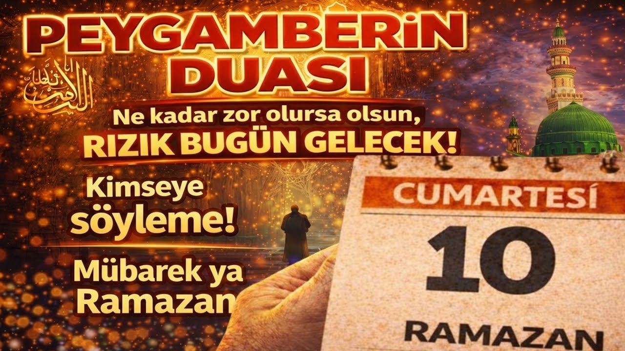 ✨10 RAMAZAN🤲Hızır Peygamber’in Çok Güçlü Duası |Evladın ve ailen için ilahi yardım,koruma ve bereket