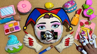❄ Paper Diy ❄ Roblox Baddie Skincare and Makeup  Pomni Digital Circus | satisfying ASMR