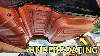 Restoring The Rear Floor Pans With Tinted Bedliner - 1962 Chevrolet Belair Wagon