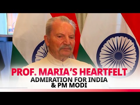 Prof. Maria Christopher Byrski expresses his deep admiration for PM Modi's leadership and values.