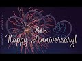 8th Wedding Anniversary Wishes 