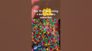Day 75 of 3d printing a duck for every subscriber