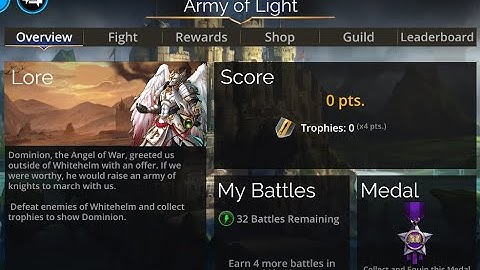 [Gems of War] DOMINION OVER ALL: Army of Light