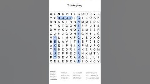 Puzzle Page Word Search Answers - Nov 22 | Puzzle Page Answers