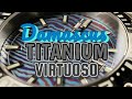 Aragon damascus titanium virtuoso a694  first look  unboxing