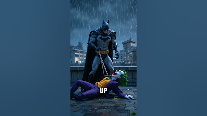 Batman has met the Joker!