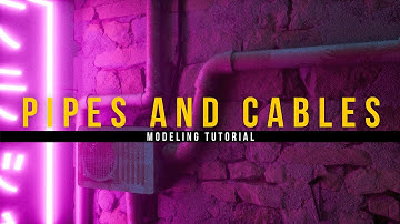CyberPunk Assets - Modeling Tutorial | PIPES & CABLES | Cinema 4D/Octane Render