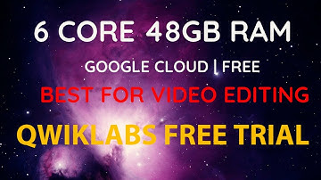 6 CORE RDP FOR VIDEO EDITING 48 GB RAM | GOOGLE CLOUD