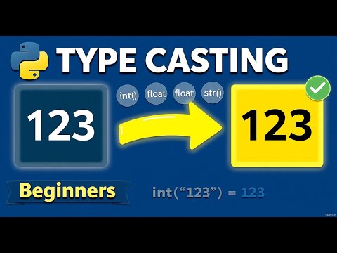 Python Data Type Conversion | Type Casting Explained for Beginners