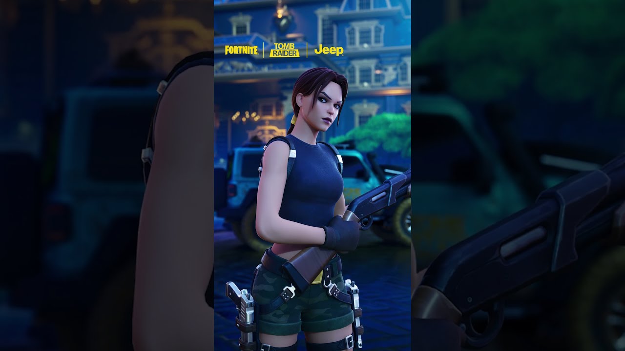 Tomb Raiding And Fortniting At The Same Time 