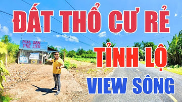 MS 1012 | Bán đất mặt tiền tỉnh lộ 910 Bình Minh Vĩnh Long – 320m² giáp sông, có nhà tiền chế