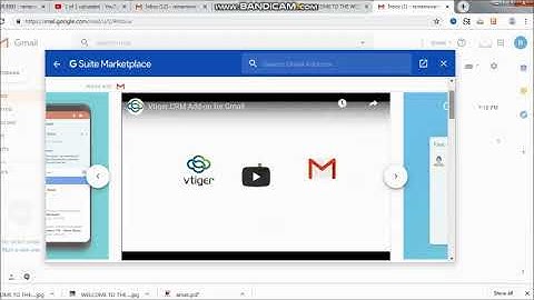 G-Suite:  Vtiger CRM Add On