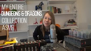 [ASMR] My Entire Dungeons & Dragons Collection (Showandtell, Whispered, Books, Dice & More!)