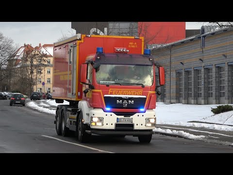 [▪︎Dresden▪︎] WLF mit AB-Atemschutz der BF Dresden der FRW 2 Dresden-Übigau auf Einsatzfahrt