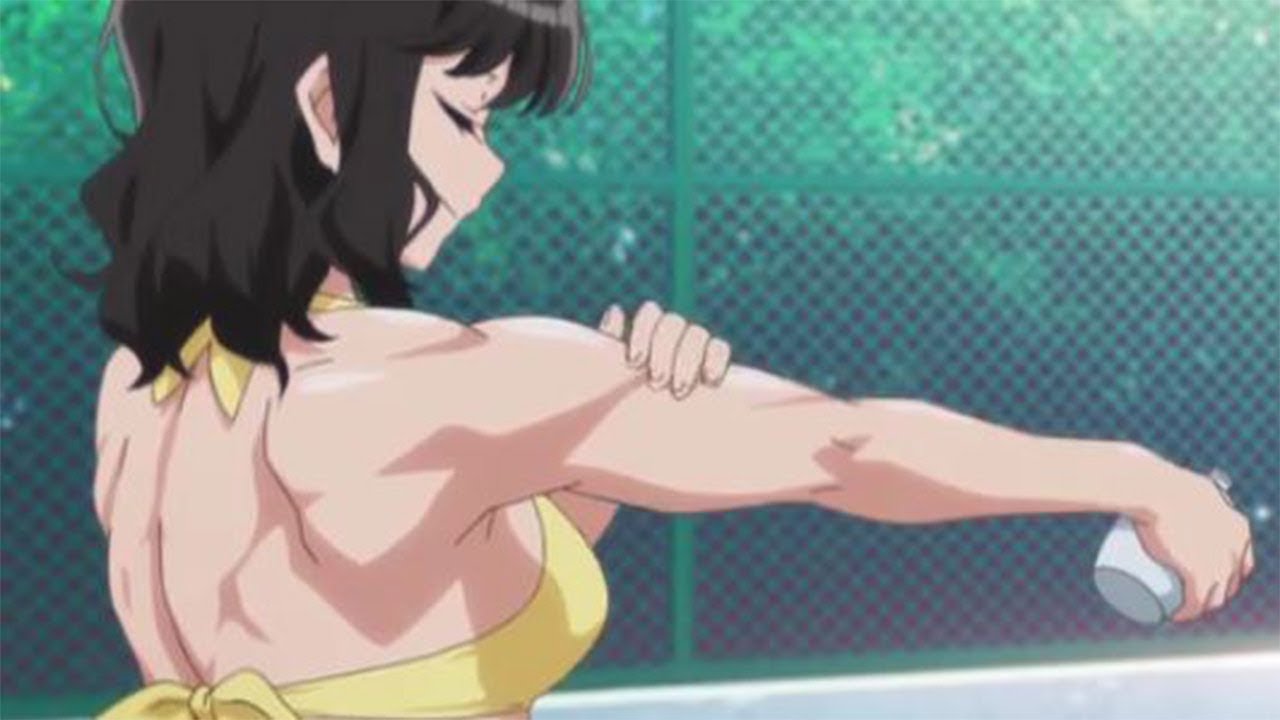 Muscle girl anime The 16