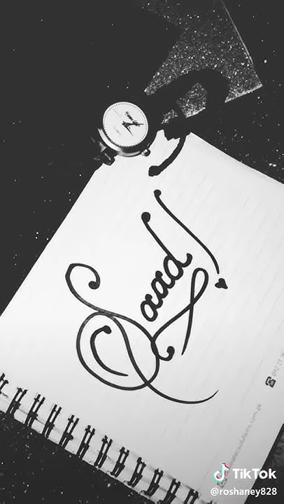 saad-name-in-urdu-beautiful-name-with-meaning-calligraphy-art-youtube