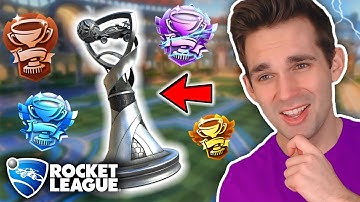 OPENING *ALL* OF MY TOURNAMENT CUPS & TRADE UPS (Rocket League Crate Opening)