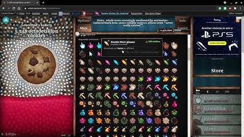 Cookie Clicker Modded Save File